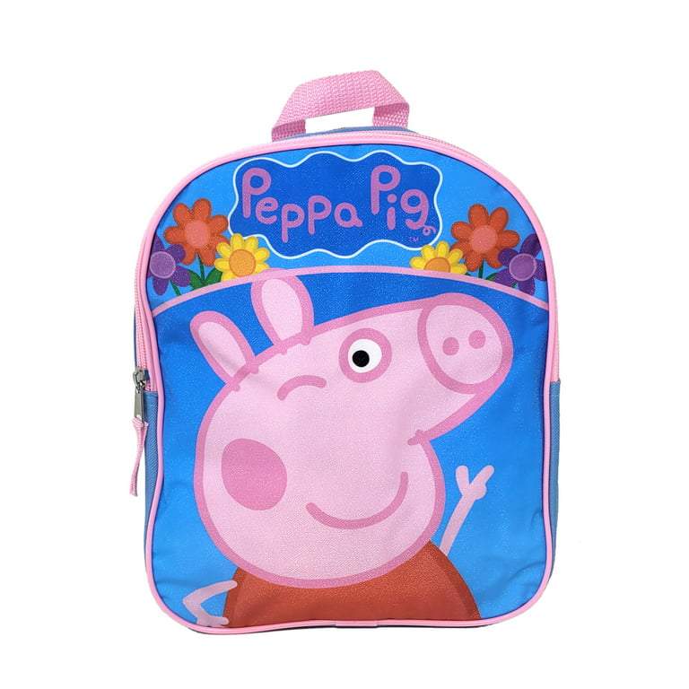 Peppa Pig Backpack 16 & Insulated Lunch Bag Detachable 2-Pcs Girls