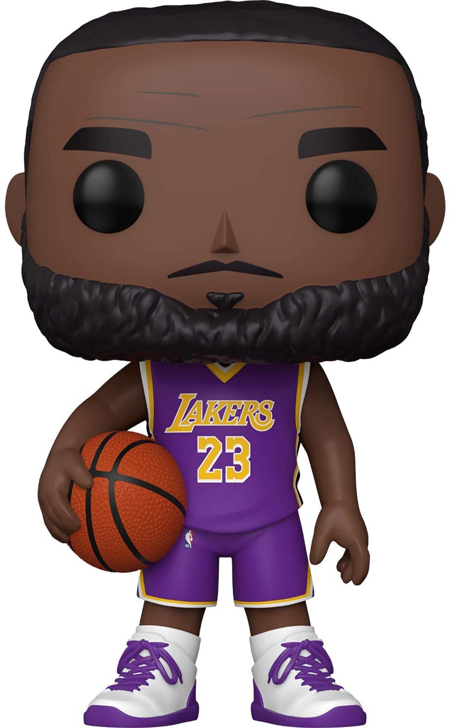 Super7 NBA Lebron James Lakers Purple Jersey Figure purple