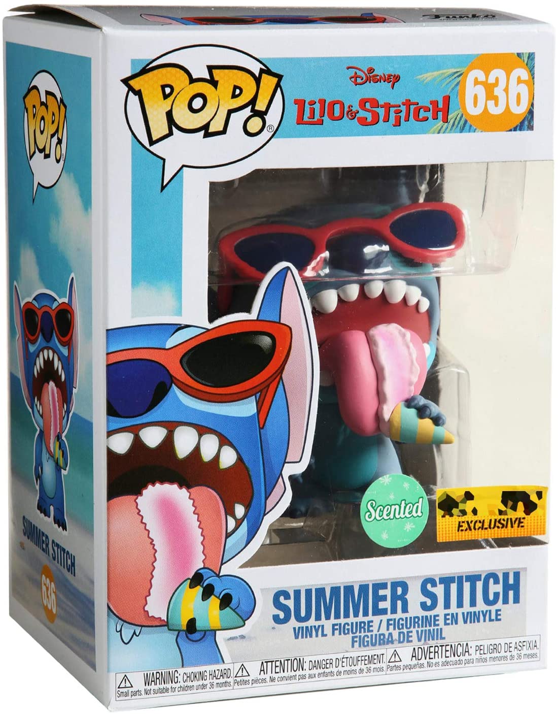 FUNKO POP Disney Stitch with Record Player 1048# Summer Stitch 636