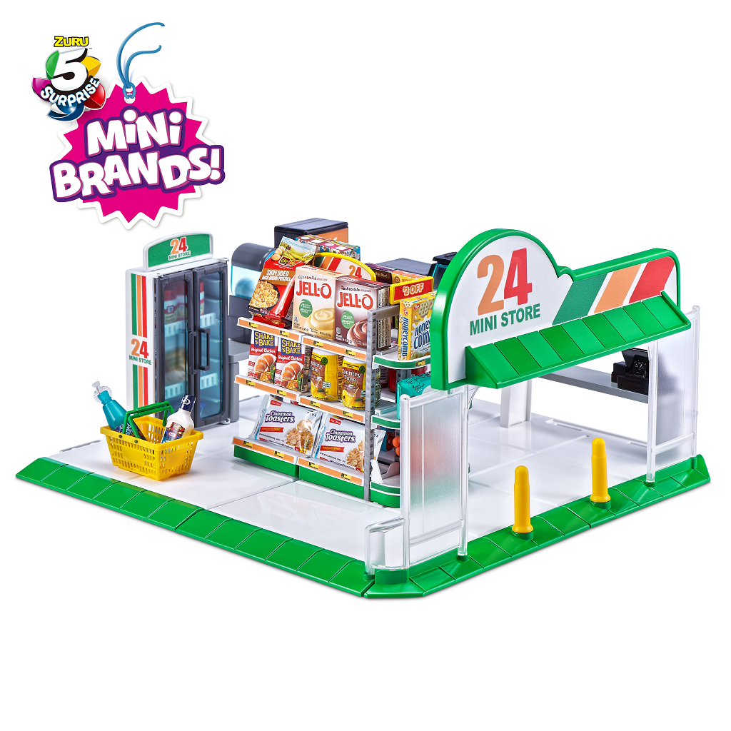 Zuru 5 Surprise Toy Mini Brands Disney Store Playset with 2 Exclusive Minis