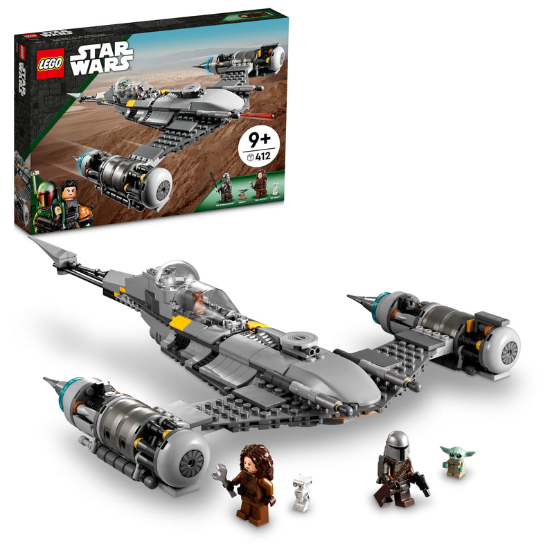 LEGO Star Wars: The Book of Boba Fett The Mandalorian’s N-1 Starfighter 75325 Building Kit; Fun Buildable Toy Playset for Creative Kids Aged 9 and Up, Featuring 4 Popular Characters (412 Pieces)