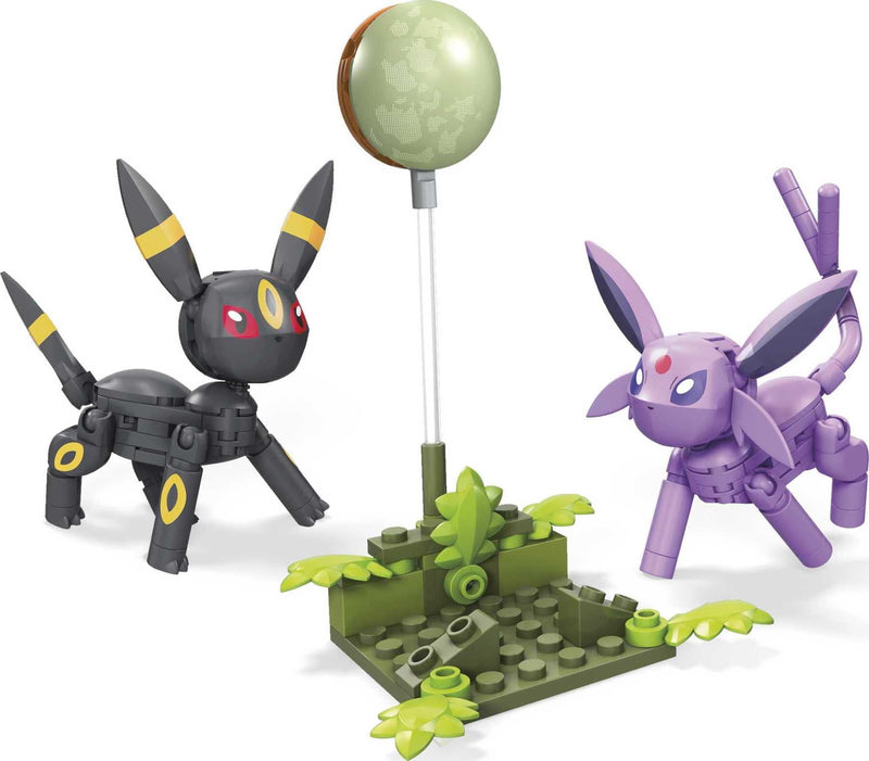 MEGA Pokemon Action Figures Umbreon & Espeon Building Toy Collectible