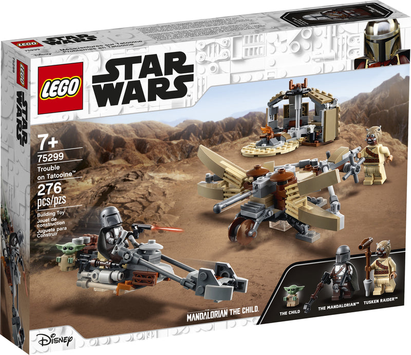 LEGO Star Wars: The Mandalorian Trouble on Tatooine 75299 Building Toy for Kids (277 Pieces)