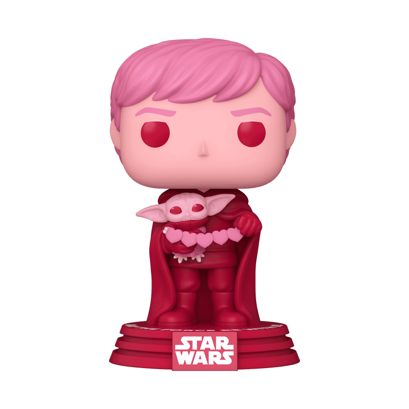 Funko Pop! Star Wars: Valentines - Luke & Grogu Vinyl Bobblehead