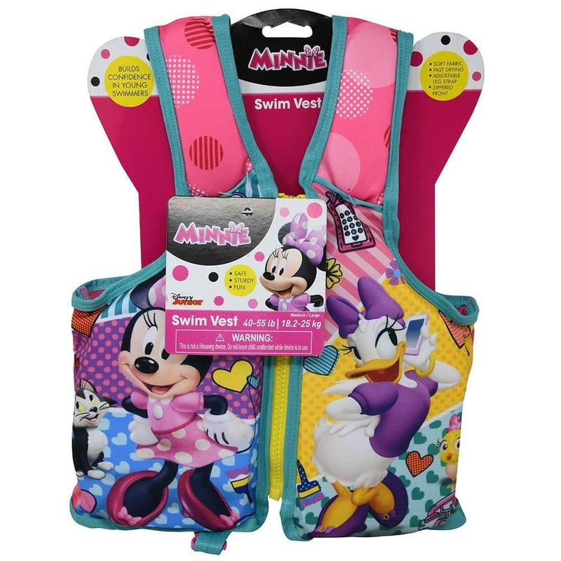 Disney Minnie Mouse Child's 40-55 Lbs. Life Swim Vest (Medium/Large)