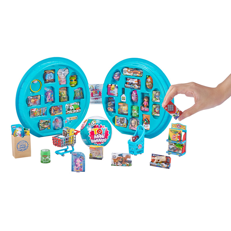 5 Surprise Toy Mini Brands Collector's Case Store & Display 30 Minis with 4 Exclusive Minis by ZURU