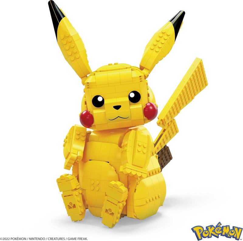 MEGA Pokemon Jumbo Pikachu 12 Inch Tall Toy Building Set