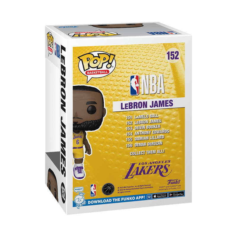 NBA Lakers LeBron James (Purple Jersey) 10-Inch Funko Pop! Vinyl Figure