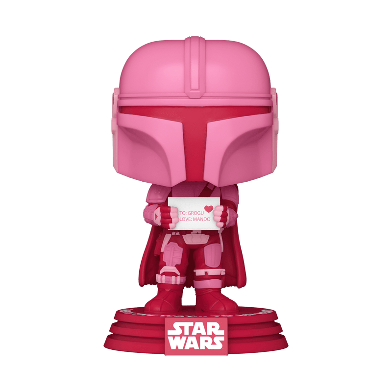 Funko Pop! Star Wars: Valentines - Mandalorian Vinyl Bobblehead