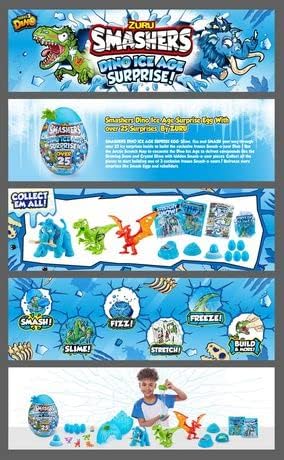 Smashers Dino Ice Age 8-Pack by ZURU