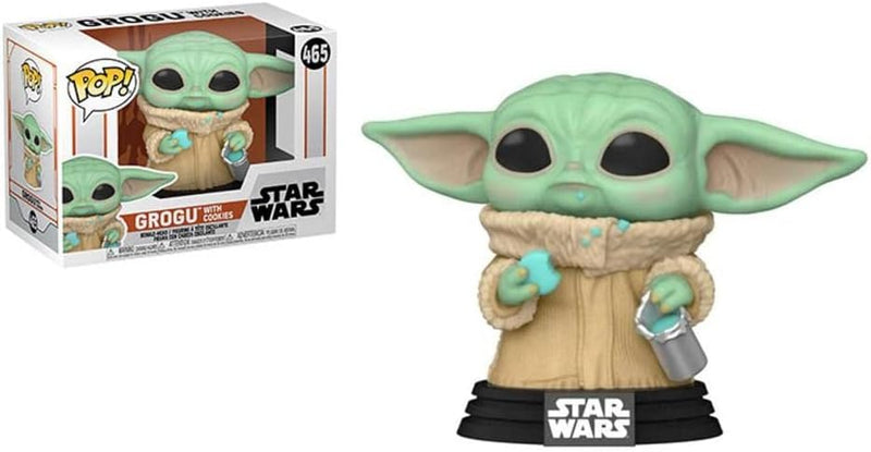 Funko POP! Star Wars: The Mandalorian - The Child Baby Yoda with Cookie