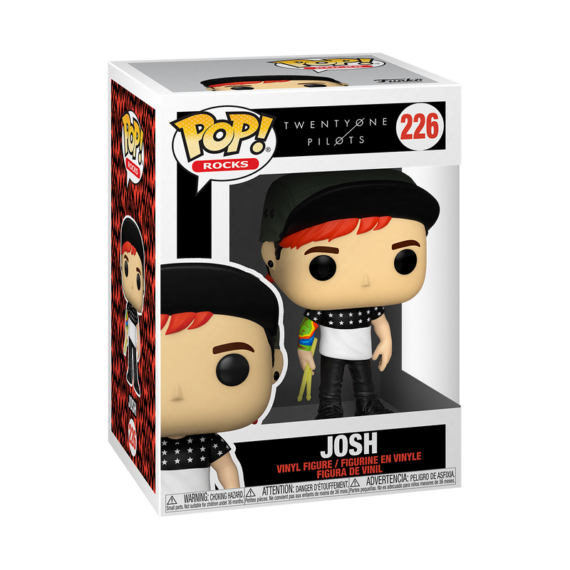 Funko POP! Rocks: Twenty One Pilots - "Stressed Out" Josh Dun