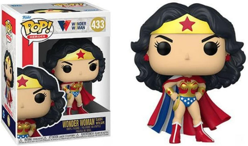 DC Heroes: Wonder Woman 80th - Wonder Woman (Classic with Cape) Funko Pop!