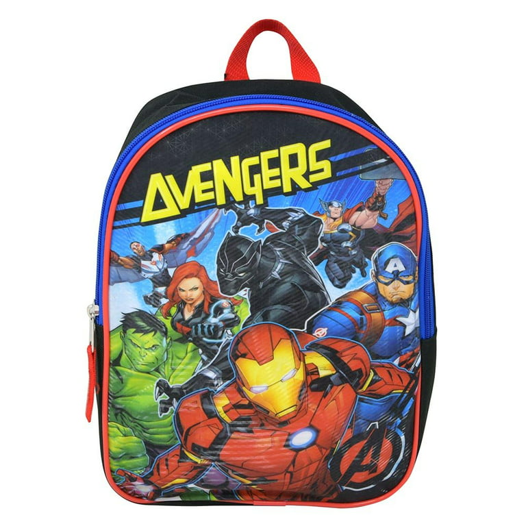 Avengers Boys Mini School Backpack 11" with red straps