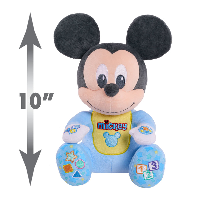 Just Play Disney Baby Musical Discovery Plush Mickey Mouse, Kids Toys for Ages 06 month