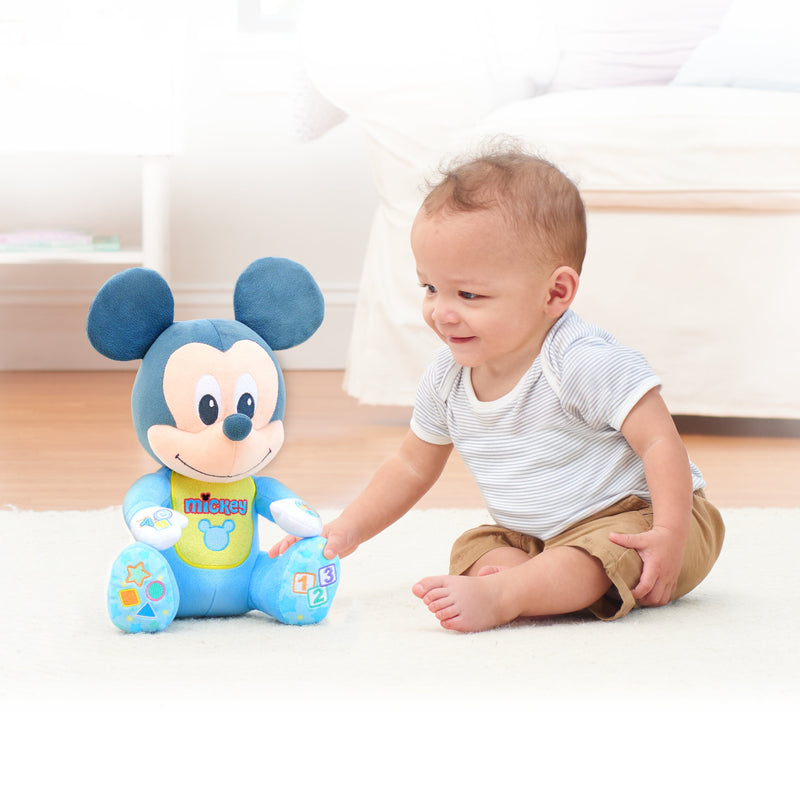 Just Play Disney Baby Musical Discovery Plush Mickey Mouse, Kids Toys for Ages 06 month