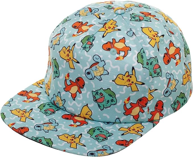 Bioworld Pokemon Character Sublimated Snapback Hat