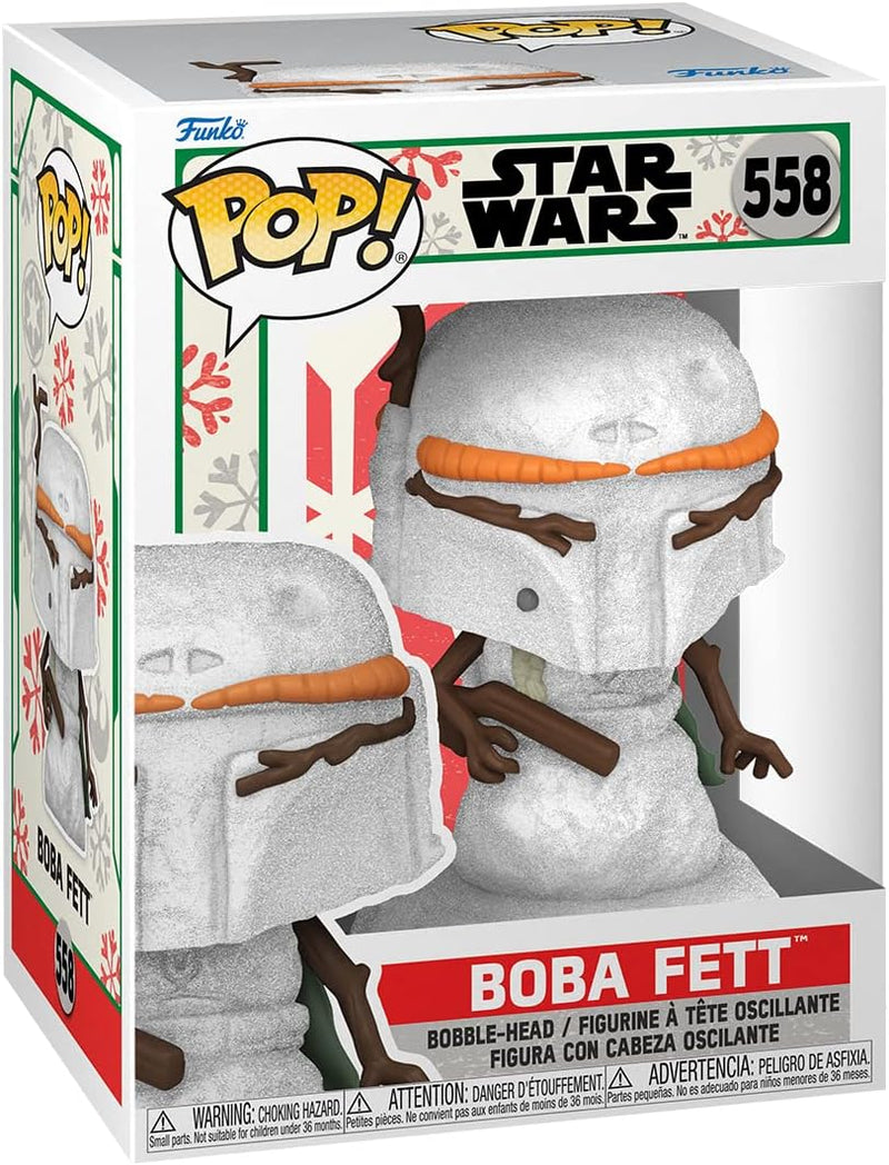 Funko Pop! Star Wars: Holiday - Boba Fett Snowman Vinyl Bobblehead