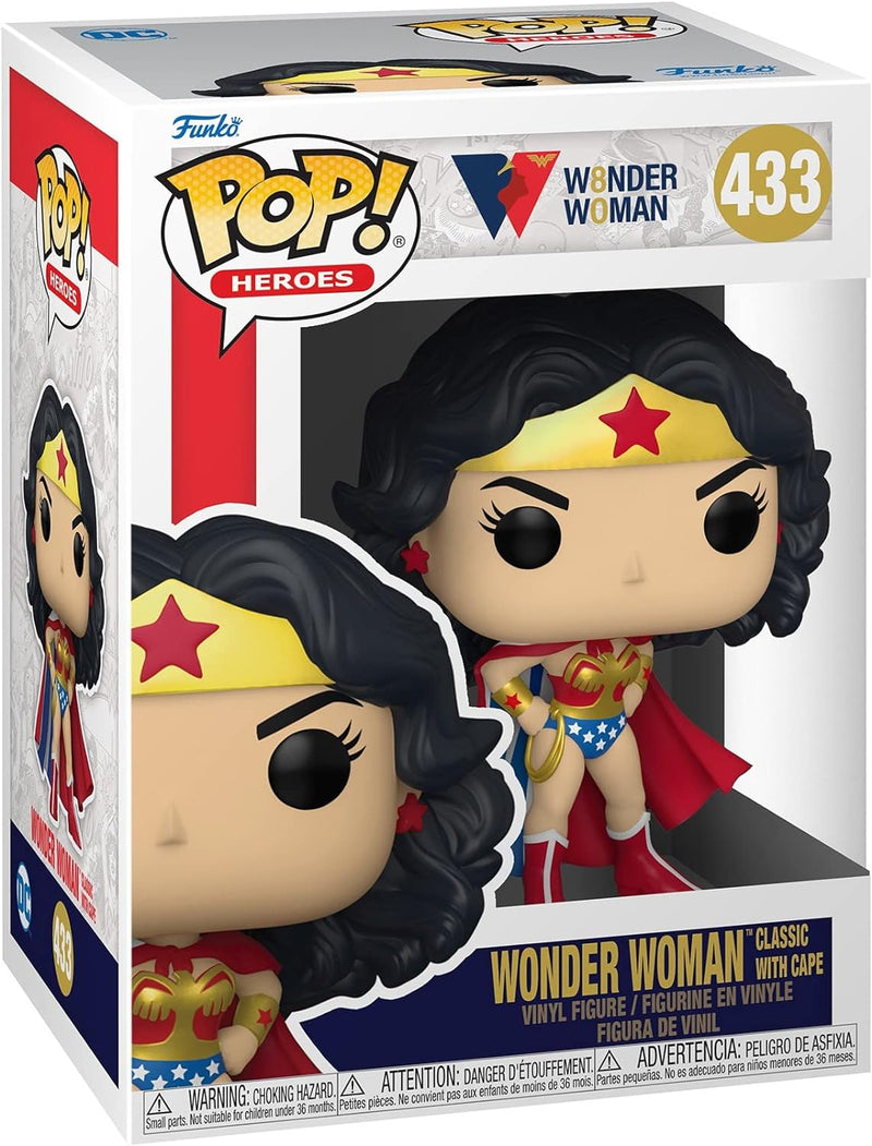 DC Heroes: Wonder Woman 80th - Wonder Woman (Classic with Cape) Funko Pop!