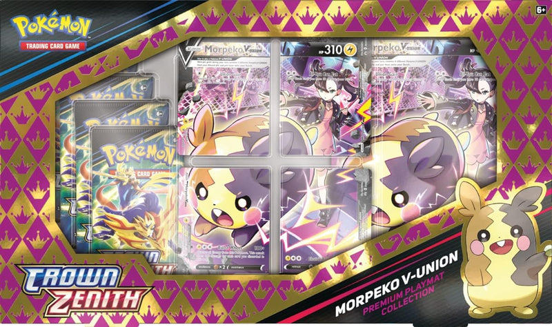 Pokemon TCG: Crown Zenith Premium Playmat Collection Morpeko V-Union Box