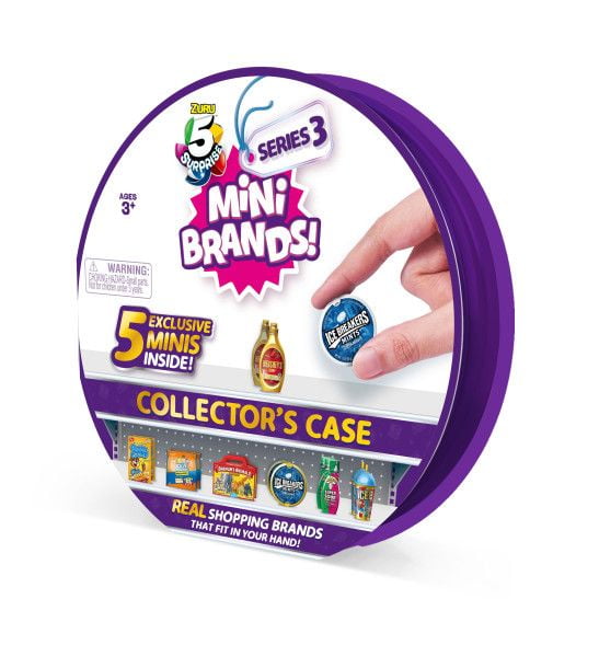 5 Surprise Mini Brands Series 3 Collector's Case Store & Display 30 Minis with 5 Exclusive Minis by ZURU