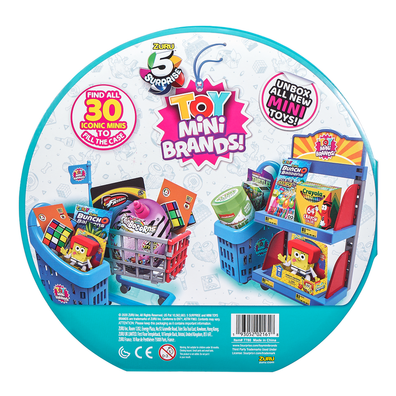 5 Surprise Toy Mini Brands Collector's Case Store & Display 30 Minis with 4 Exclusive Minis by ZURU