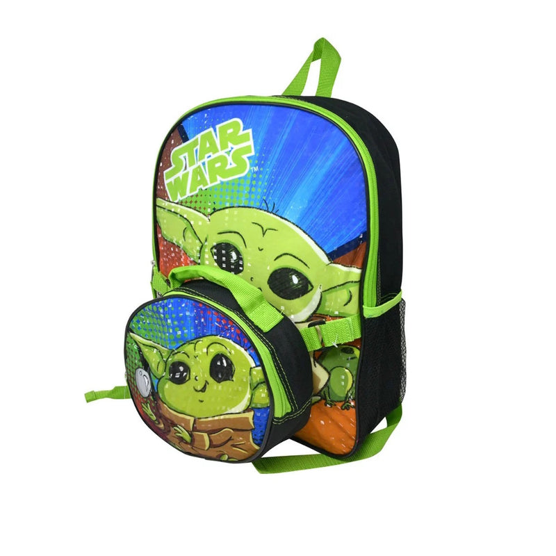 Star Wars Baby Yoda Backpack 16" with Lunch Bag from the Mandalorian