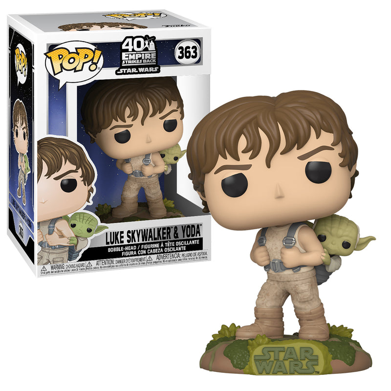 Funko POP! Star Wars: ESB- Training Luke with Yoda