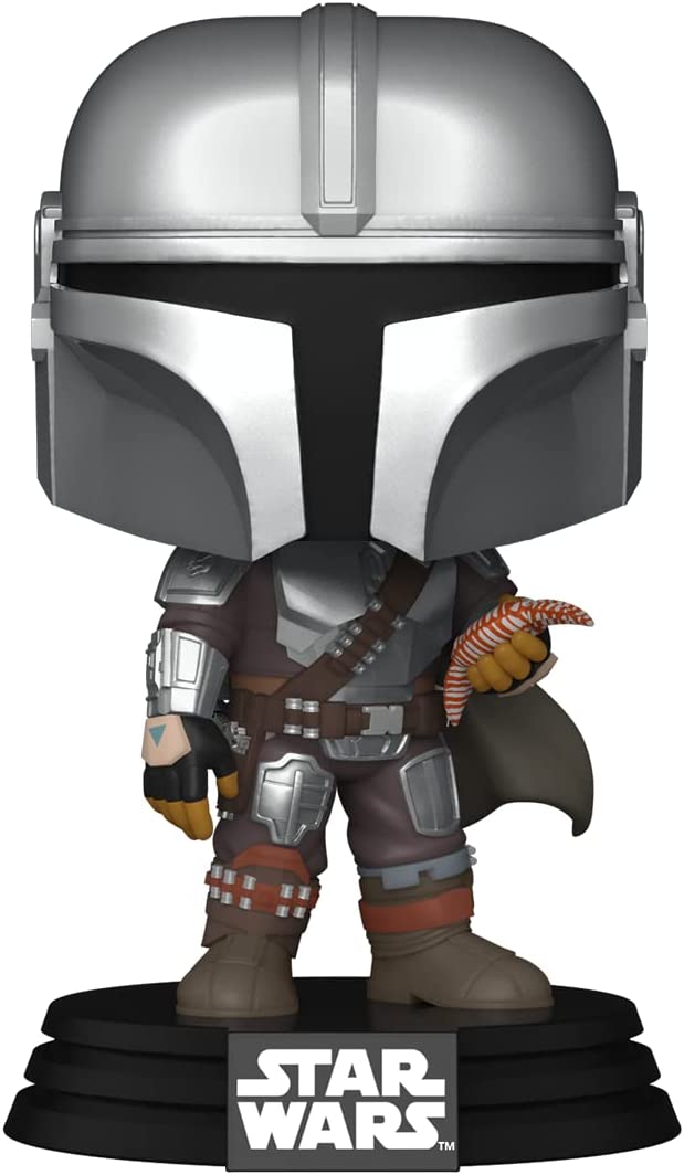 Funko Pop! Star Wars: The Book of Boba Fett - The Mandalorian with Pouch