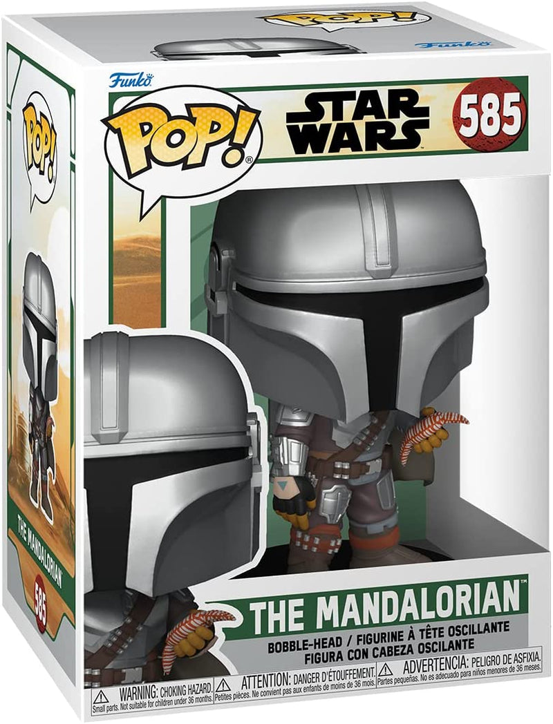 Funko Pop! Star Wars: The Book of Boba Fett - The Mandalorian with Pouch