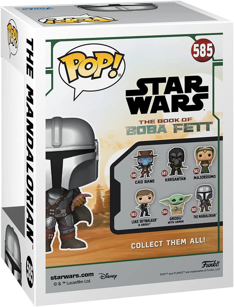 Funko Pop! Star Wars: The Book of Boba Fett - The Mandalorian with Pouch