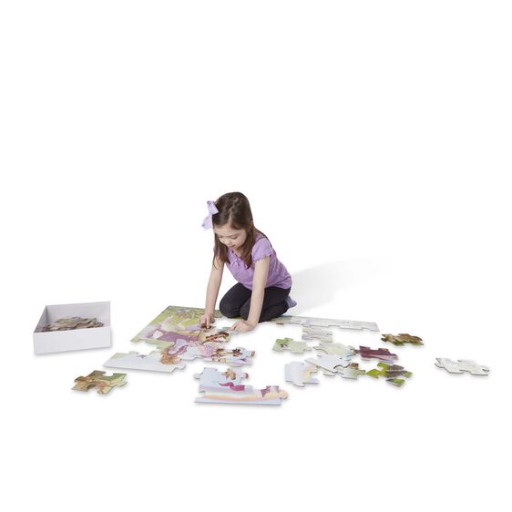 Melissa & Doug Fairy Tale Castle Jumbo Jigsaw Floor Puzzle (48 pcs, 2 x 3 feet)