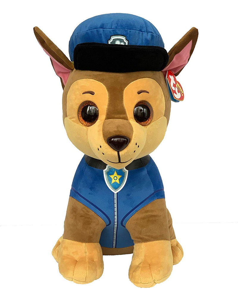 TY Beanie Boos - Paw Patrol - CHASE German Shepherd (LARGE Size - 17 inch)