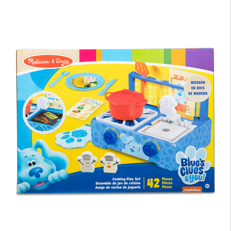 Melissa & Doug Blue's Clues & You! Wooden Cooking Play Set