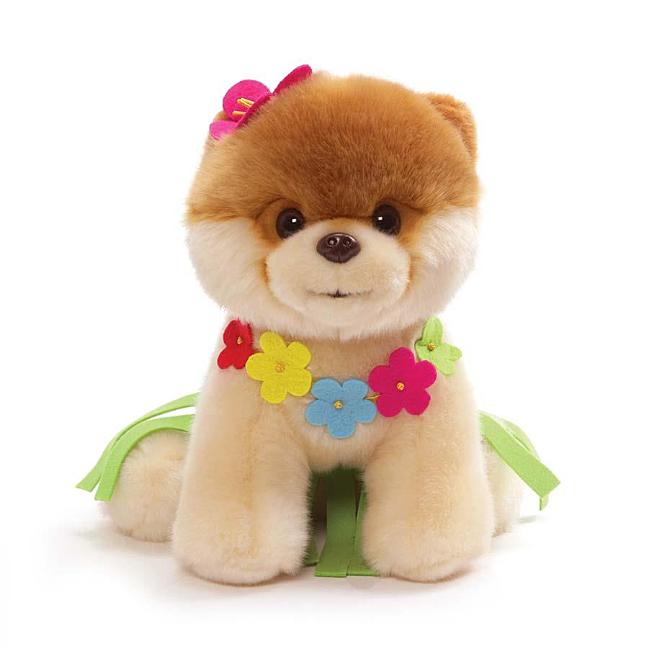 Gund Hula Boo Plush Stuffed Dog 9"