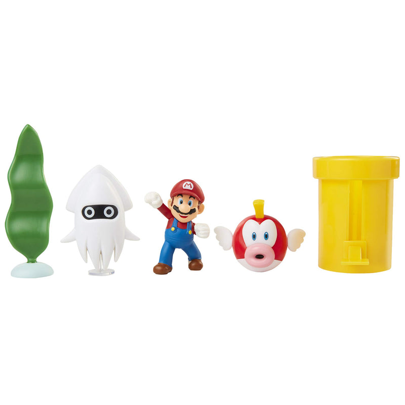 SUPER MARIO Nintendo Underwater Figure Diorama Play Set