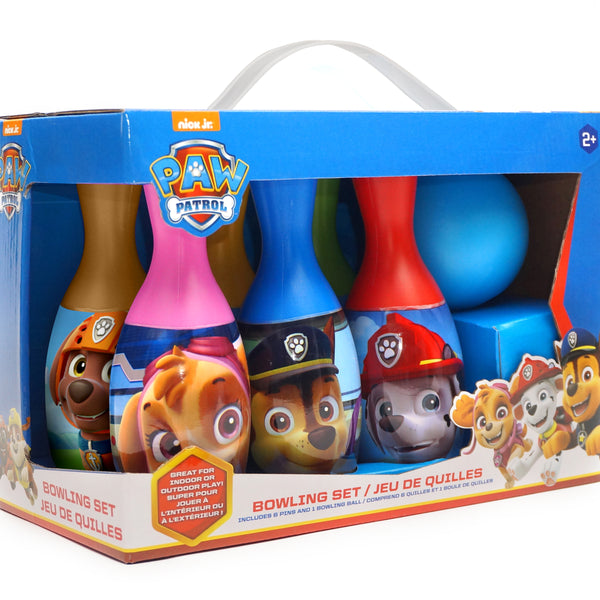 Paw patrol light up bowling set best sale