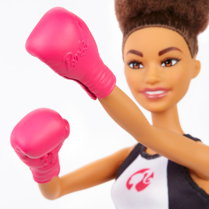 Barbie Career Boxer Brunette Doll with Boxing