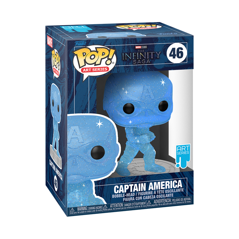 Funko Pop! Artist Series: Infinity Saga - Captain America Vinyl Bobblehead