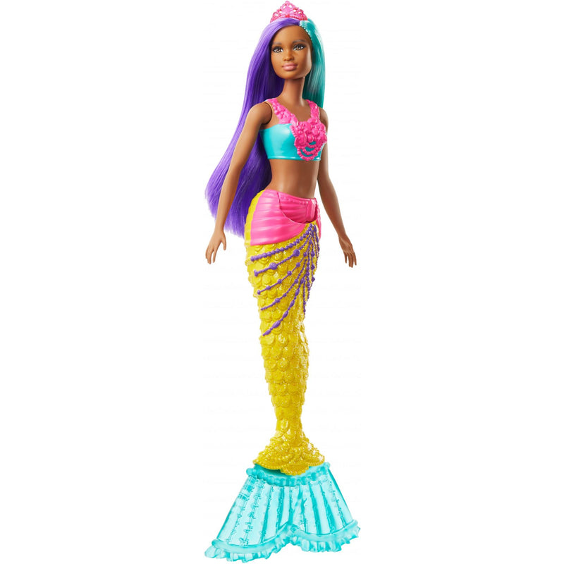 Barbie Dreamtopia Mermaid Doll, 12-Inch, Teal And Purple Hair