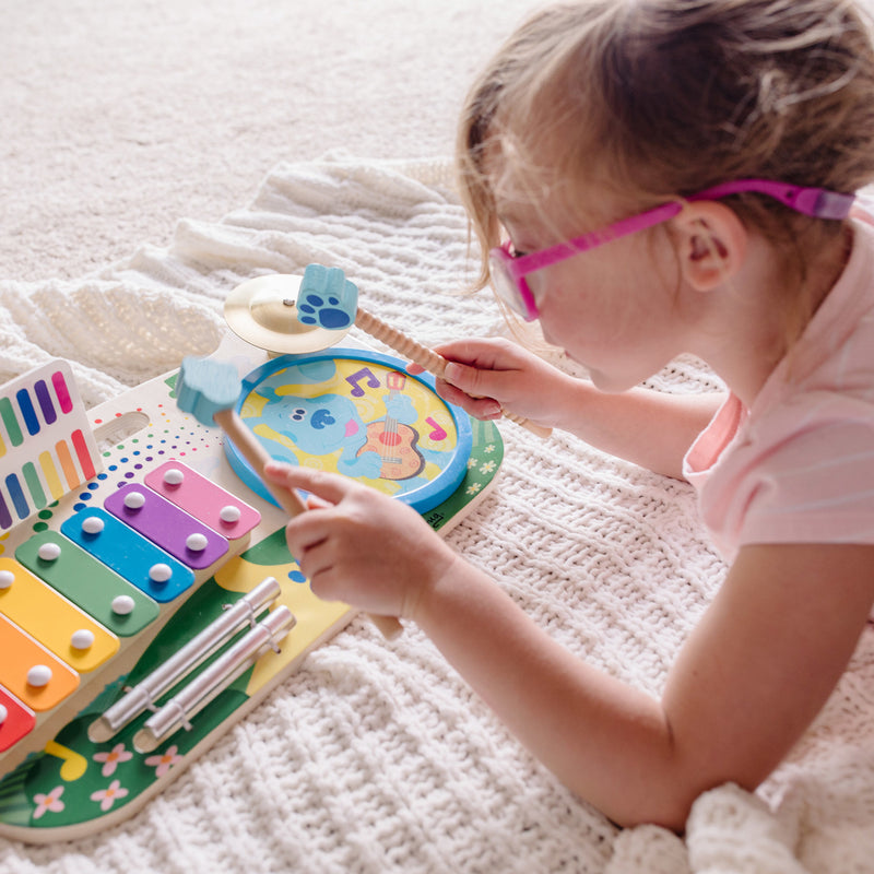 Melissa & Doug Blue's Clues & You! Wooden Music Maker Board