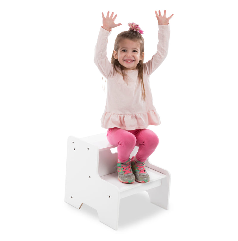 Melissa & Doug Step Stool - White Children's Furniture