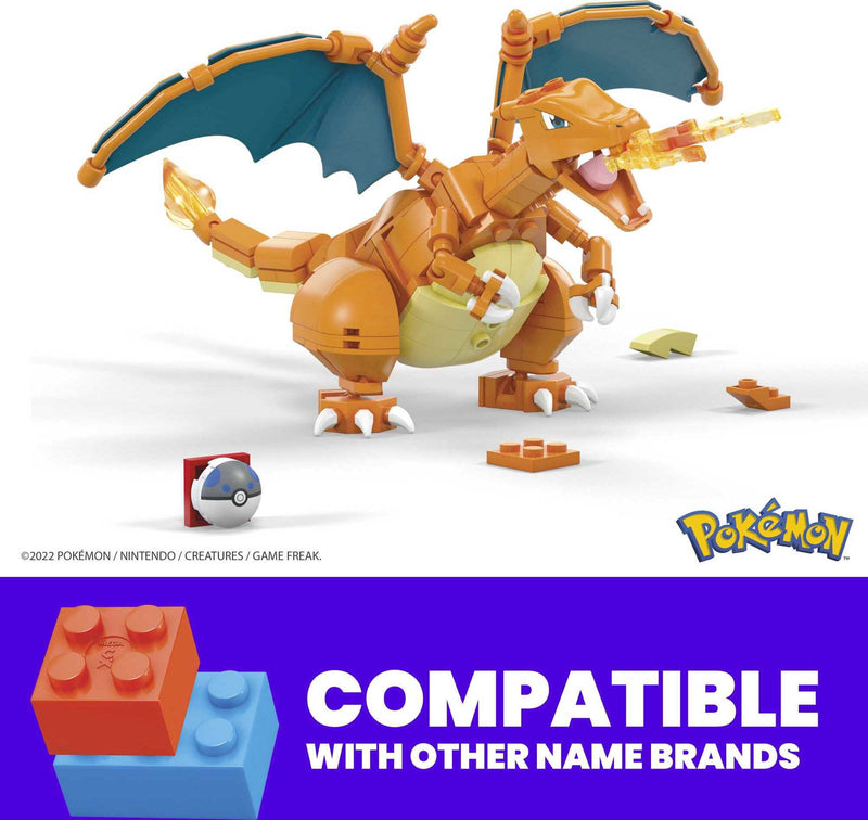 MEGA Pokemon Charizard Construction Set, Building Toys for Kids