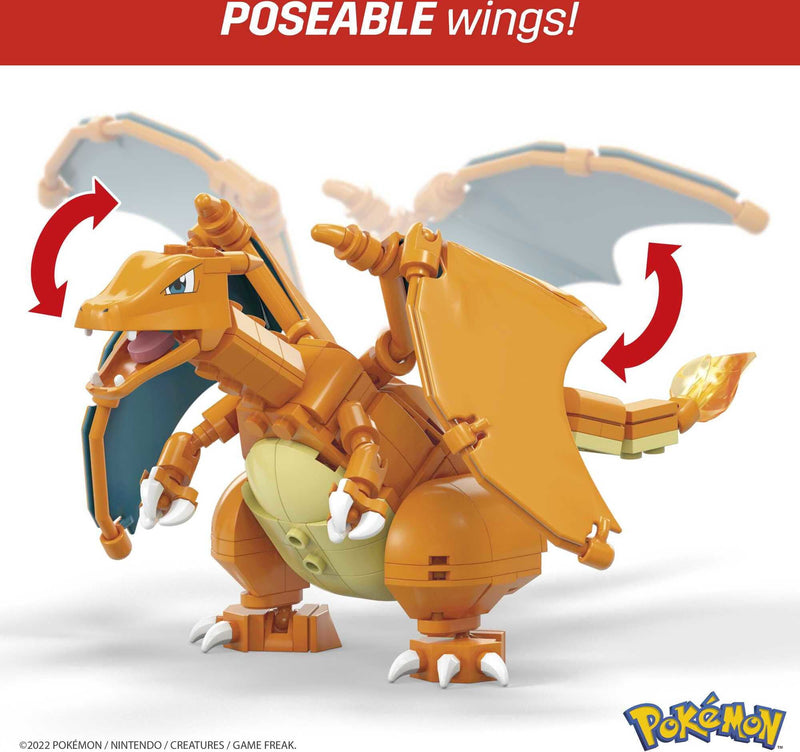 MEGA Pokemon Charizard Construction Set, Building Toys for Kids