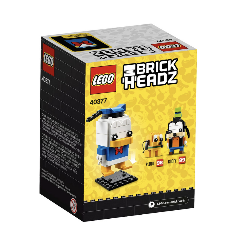 Lego 40377 BrickHeadz Disney Donald Duck New with Box