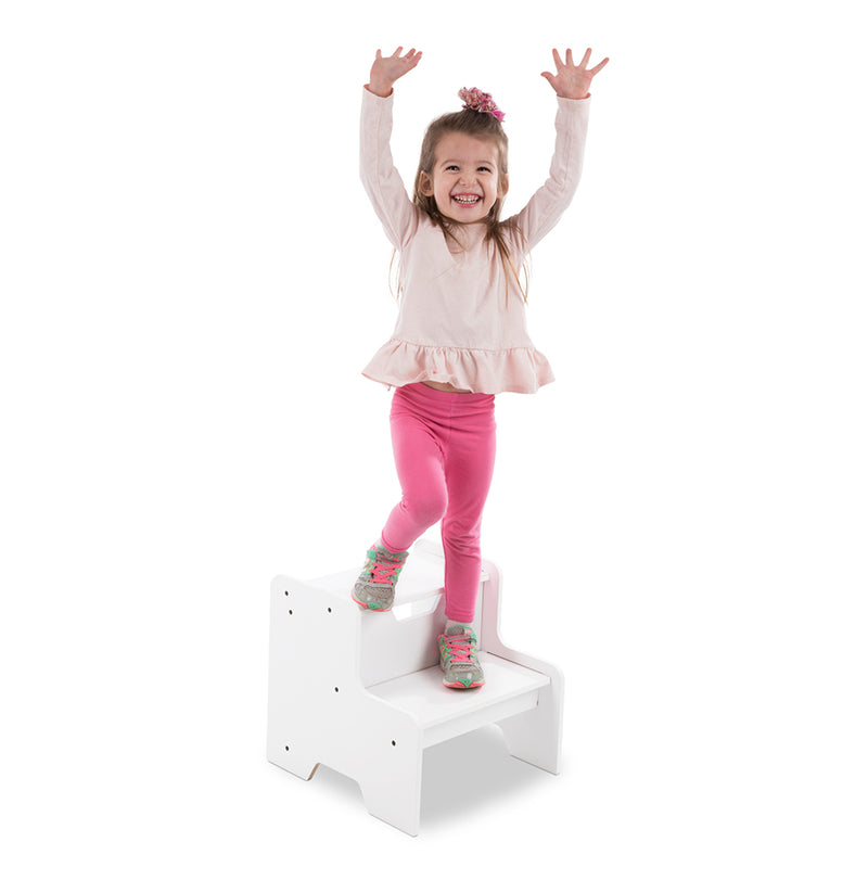 Melissa & Doug Step Stool - White Children's Furniture