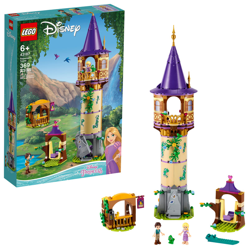 LEGO Disney Rapunzel’s Tower 43187 Cool Building Toy for Kids (369 Pieces)