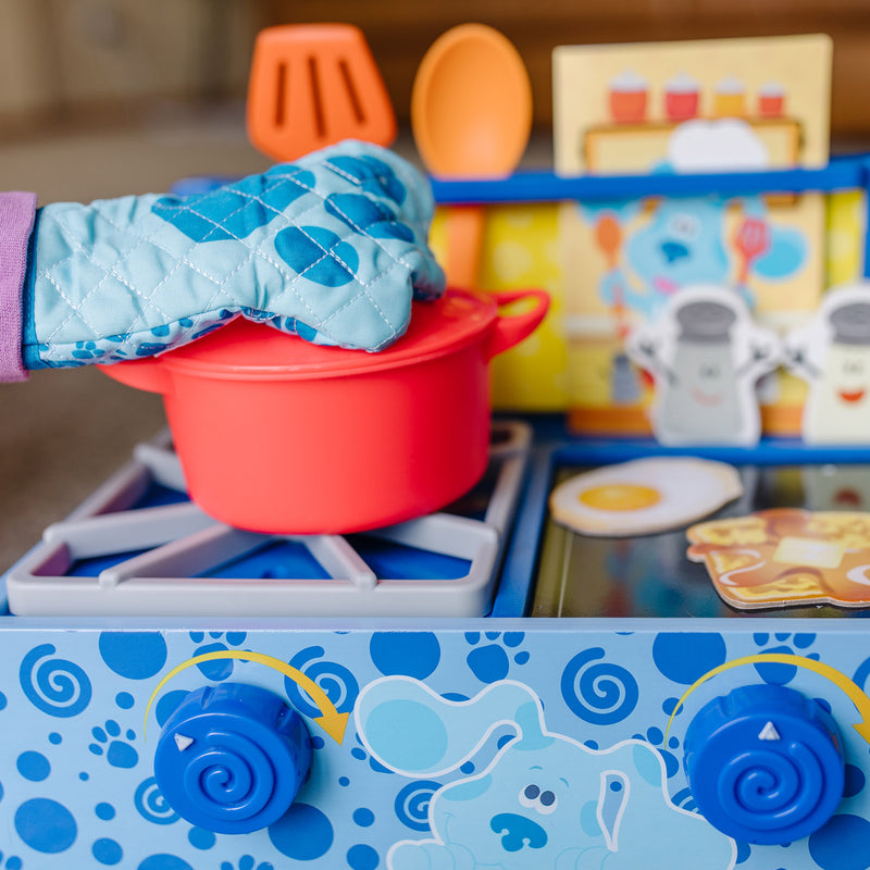 Melissa & Doug Blue's Clues & You! Wooden Cooking Play Set