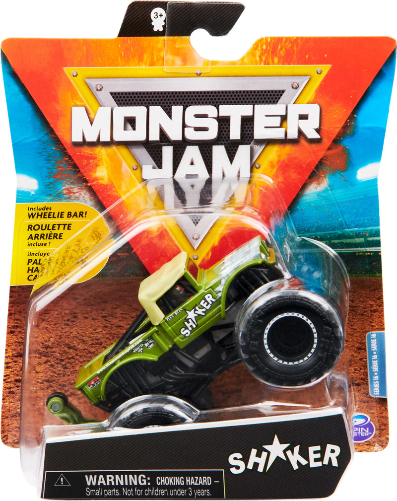 Monster Jam, Official Shaker Monster Truck, Die-Cast Vehicle, Arena Favorites Series, 1:64 Scale