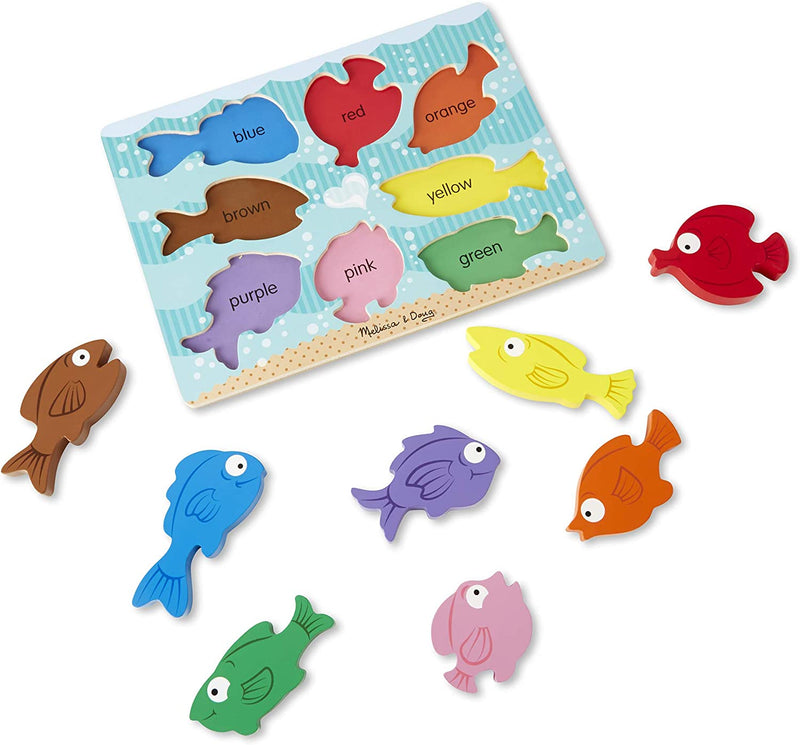 Melissa & Doug Colorful Fish Chunky Puzzle